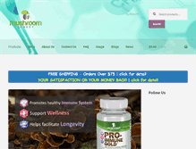 Tablet Screenshot of mushroomremedy.com